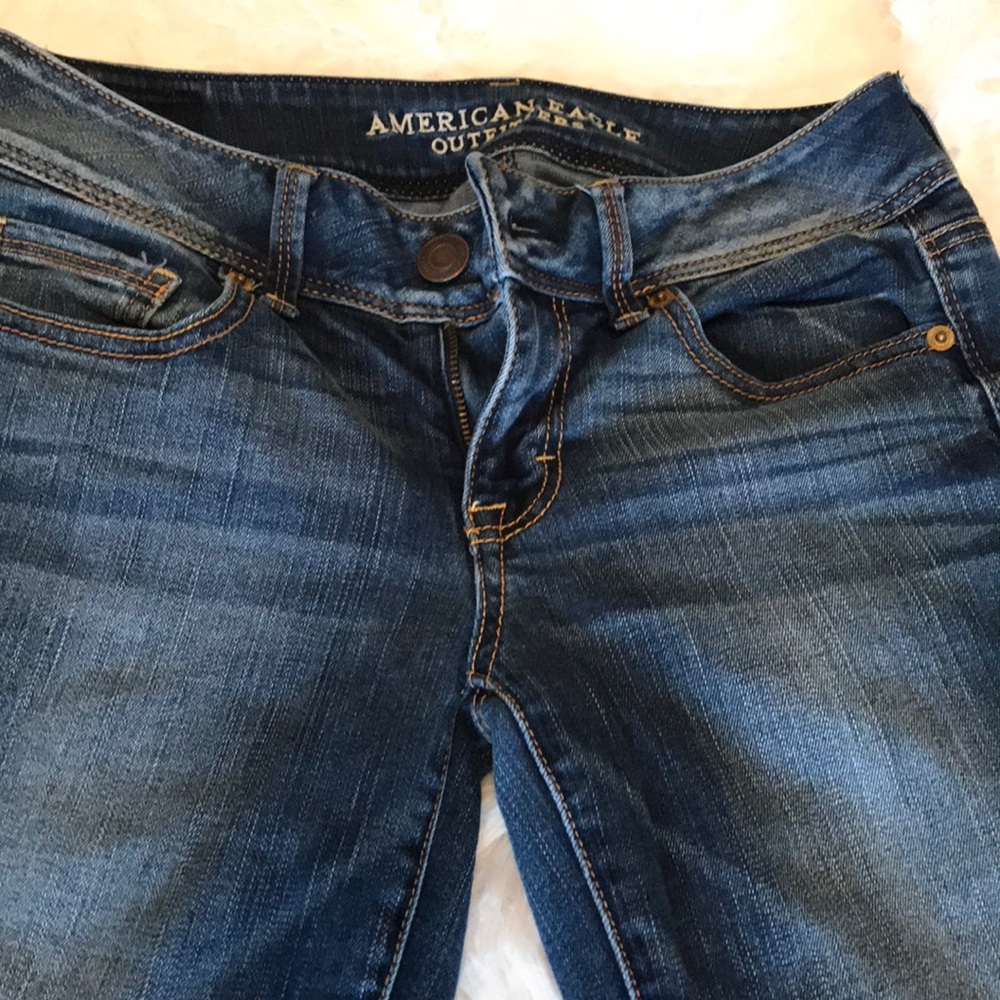 American eagle kickboot jeans size 4L